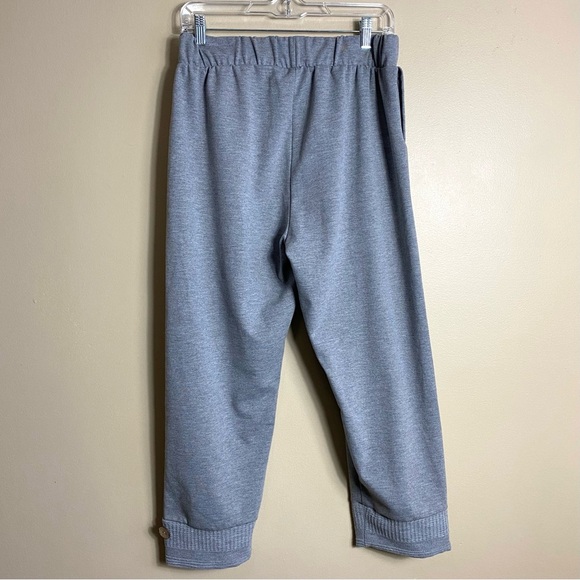 Soft Surroundings Kelly Knit Cropped Pants Gray - Picture 2 of 8